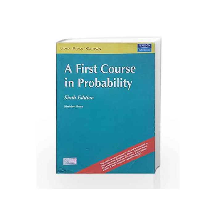 A first course in probability 10th edition answers