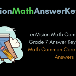 Envision mathematics grade 7 answer key pdf