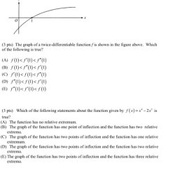 Twice differentiable function such let